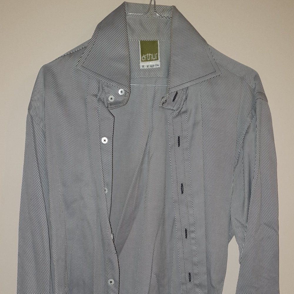 ARTHUR | Arthur Blue Custom Cuff Shirt